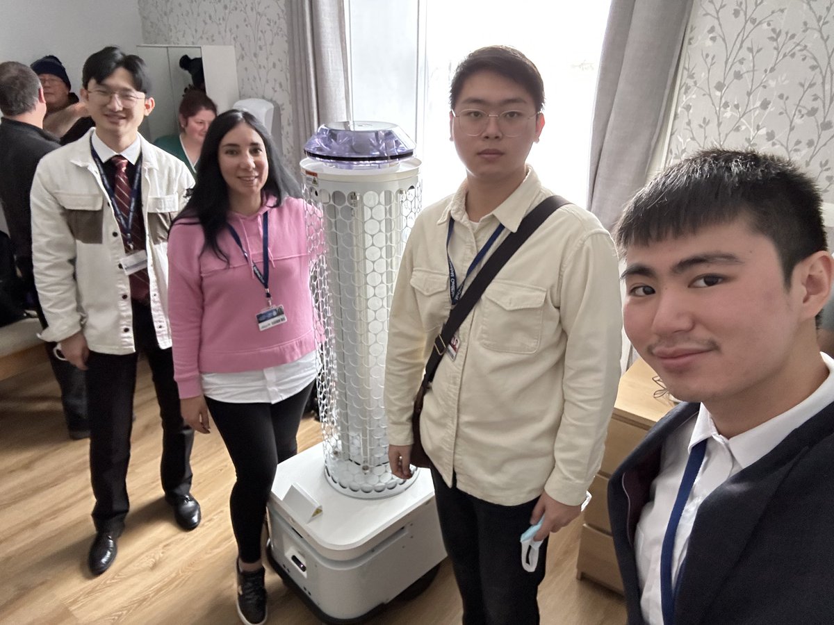 AveenNajm's tweet image. We’re so glad to have received @FjdRobot Disinfection Robot 
mapping and training for enhancing the workspace for staff at Duffryn Ffrwd Manor✨. @eurekarobot     
 #DisinfectionRobot  #Robotics #cardiff