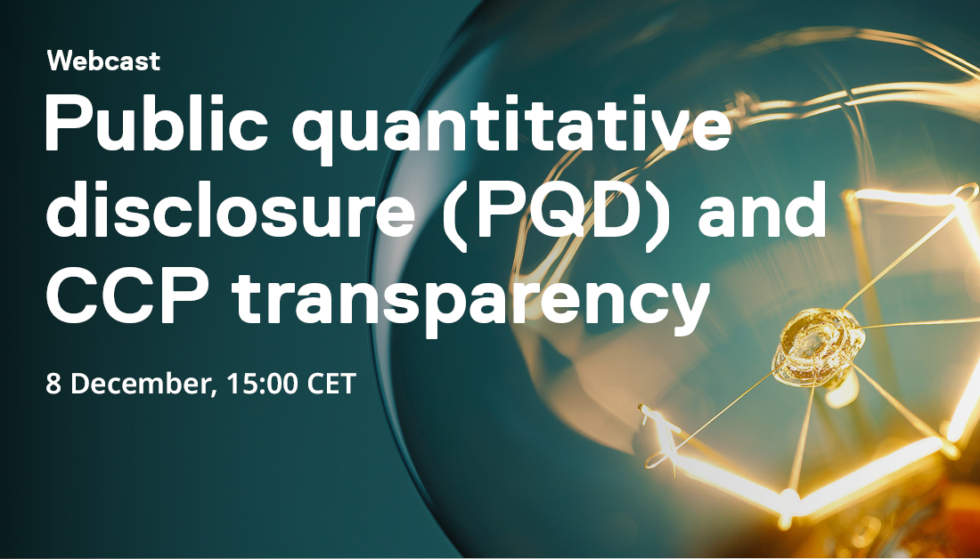Enhancing #CCP market transparency: #EurexClearing updates the #PQD format, defined by CPMI-IOSCO. Discuss current issues, key trends and selected data points in our new webinar. Join us on 8 December to learn more about key KRI trends &amp; developments: bit.ly/3uhDDLa