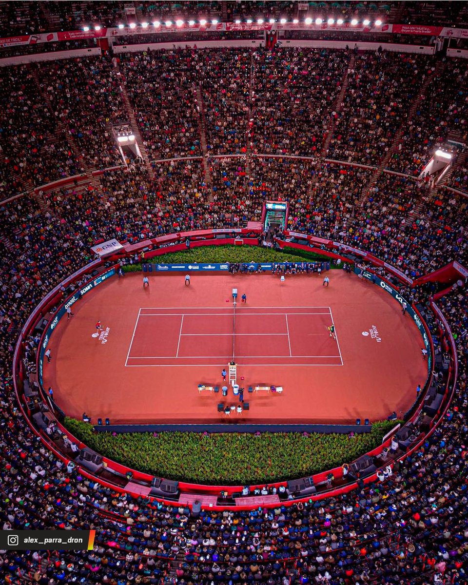 📍 Nadal vs. Ruud. Plaza de Toros, Ciudad de México. 🇲🇽