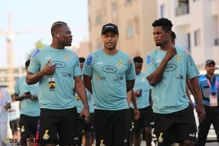 ShabanMo9's tweet photo. 🇬🇭Captain Dede Ayew is always with Daniel Banieh Afriyie and Danlad Ibrahim https://t.co/8Lwil1q4TC