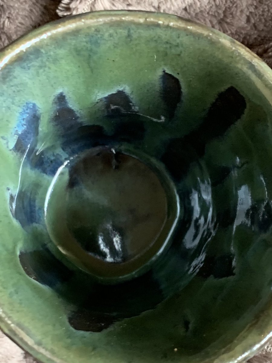 MousePottery's tweet photo. Flared tumbler with seascape colours - dishwasher safe and great for your morning smoothie or juice. £14 + Postage and Packaging. https://t.co/KssJNdXvGF