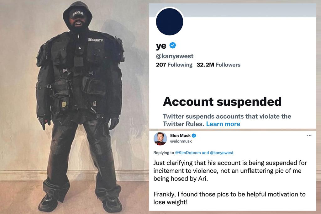Kanye West suspended from Twitter after swastika post trib.al/5NT4TZR