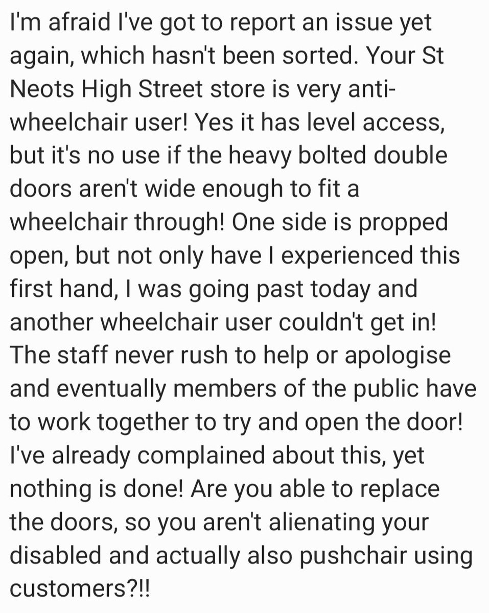 fizliz20's tweet photo. @GreggsOfficial #takingthedis #disabledaccess #wheelchairaccess #ableist #leftoutinthecold #accessforall #stneots #Cambridgeshire https://t.co/MynOhO7JVf