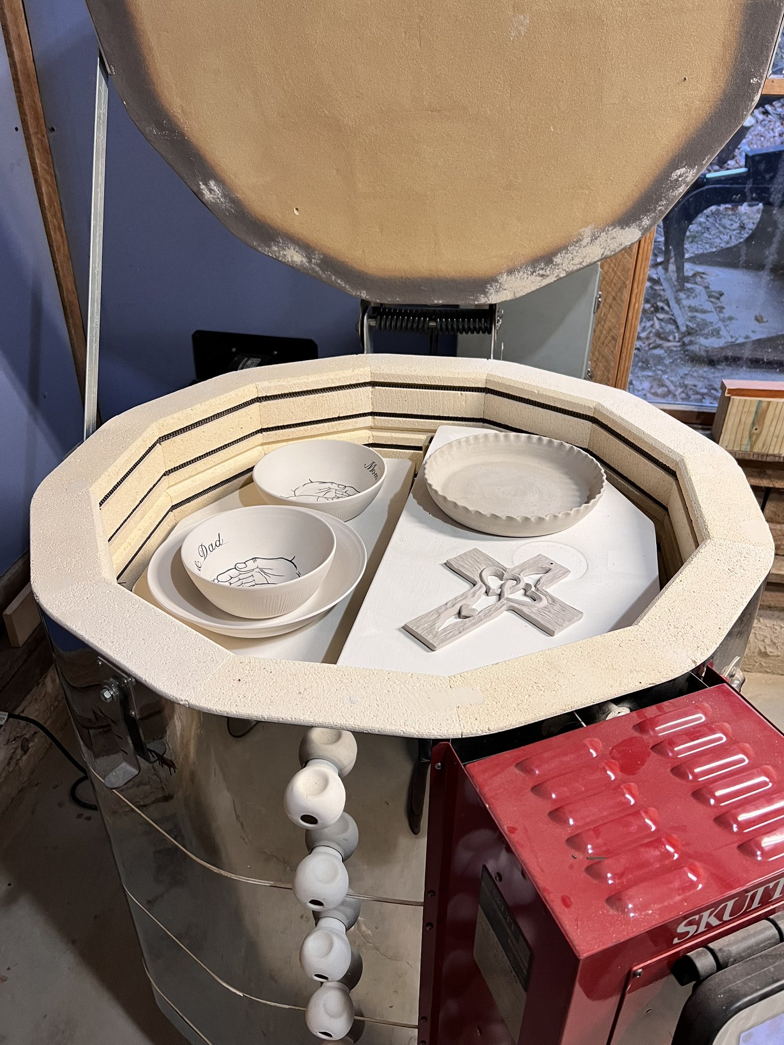 InGodWeTrust on Twitter "Full kiln let the bisque firing start. 😁