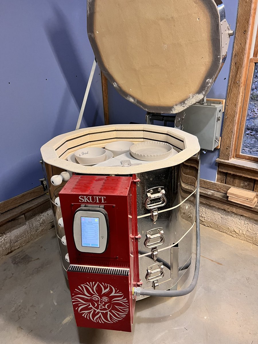 InGodWeTrust on Twitter "Full kiln let the bisque firing start. 😁"