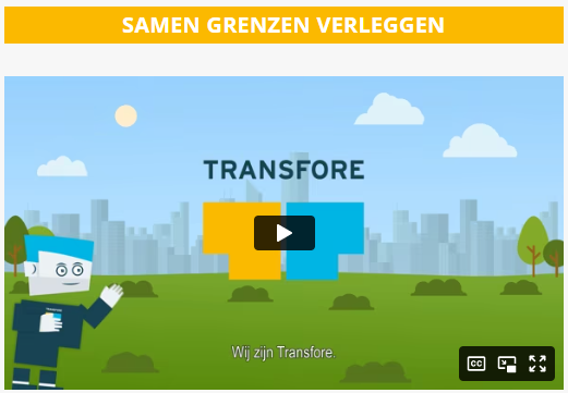 Samen kunnen we grenzen verleggen. Daar geloven we in bij Transfore. Net als in de kracht van samenwerking. 🤝 Daarom is ons nieuwe meerjarenperspectief 🏹 met behulp van diverse belanghebbenden tot stand gekomen. Nieuwsgierig? Ga dan naar samengrenzenverleggen.nl