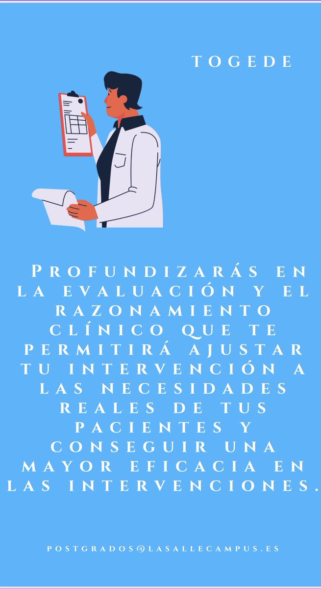 Contenidos imprescindibles para mejorar la práctica del TO en Geriatría. Desde la Atención Centrada en la Persona y basada en la Evidencia Científica. 150 horas presenciales de formación en 10 fines de semana.