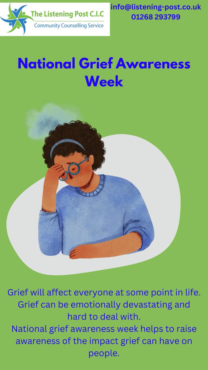 #mentalhealth #counselling #essexcounselling #basildonmentalhealth #basildoncounselling #essexmentalhealth #time2talk #endstigma #grief #awarenessweek #nationalgriefawarenessweek