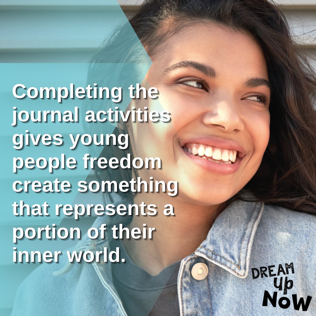 TheRJLacko's tweet photo. Dream Up Now: The Teen Journal for Creative Self-Discovery can help. Social-emotional learning has never been easier to implement! 

#dreamupnowjournal #socialemotionallearning #SEL  #artistic #artsy #Loveit #loveyourself #lovelife #motivation #forteachers #dreamupnow https://t.co/LdhjqmCNc2