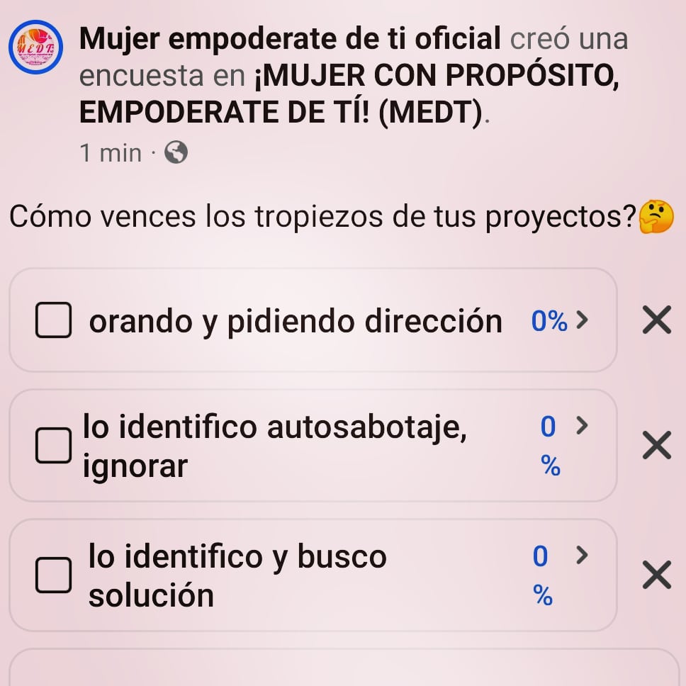 Cómo vences los tropiezos en tus proyectos?