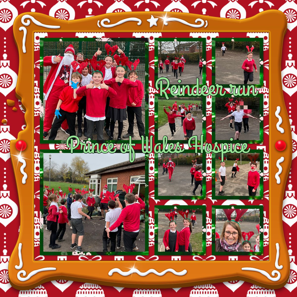 K9_is_my_puppy's tweet photo. Loads of fun this morning raising money for @pwhospice with the reindeer run 🏃‍♂️ we did our running, broke out the Christmas tunes and had a bit of a boogie.
Now we have done the hard part it’s time to get that sponsorship in, please sent it into school along with the form 😀 https://t.co/5m8zpZihlB