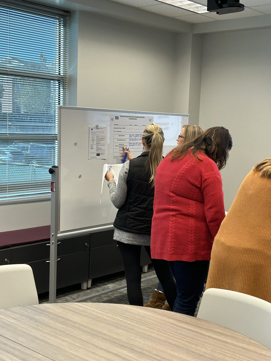 Our reading interventionists are dedicated to meeting the needs of all our learners. We spent the afternoon designing differentiated lessons for intervention!