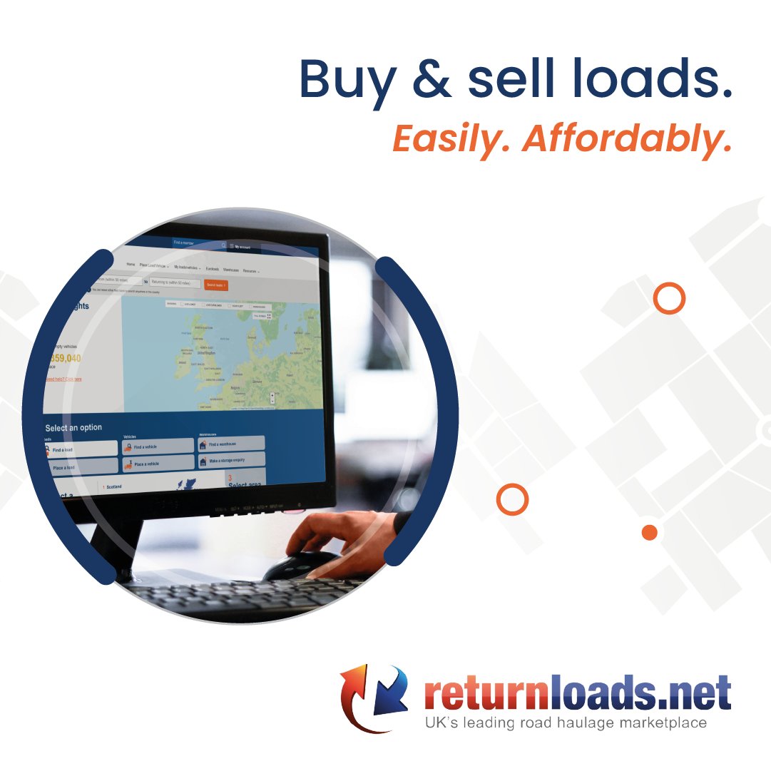 You never have to worry about empty miles with Returnloads' bustling haulage network. Don't miss out, request a demo to see the software in action. hubs.li/Q01t7vtZ0 

#UKHaulage #Returnloads