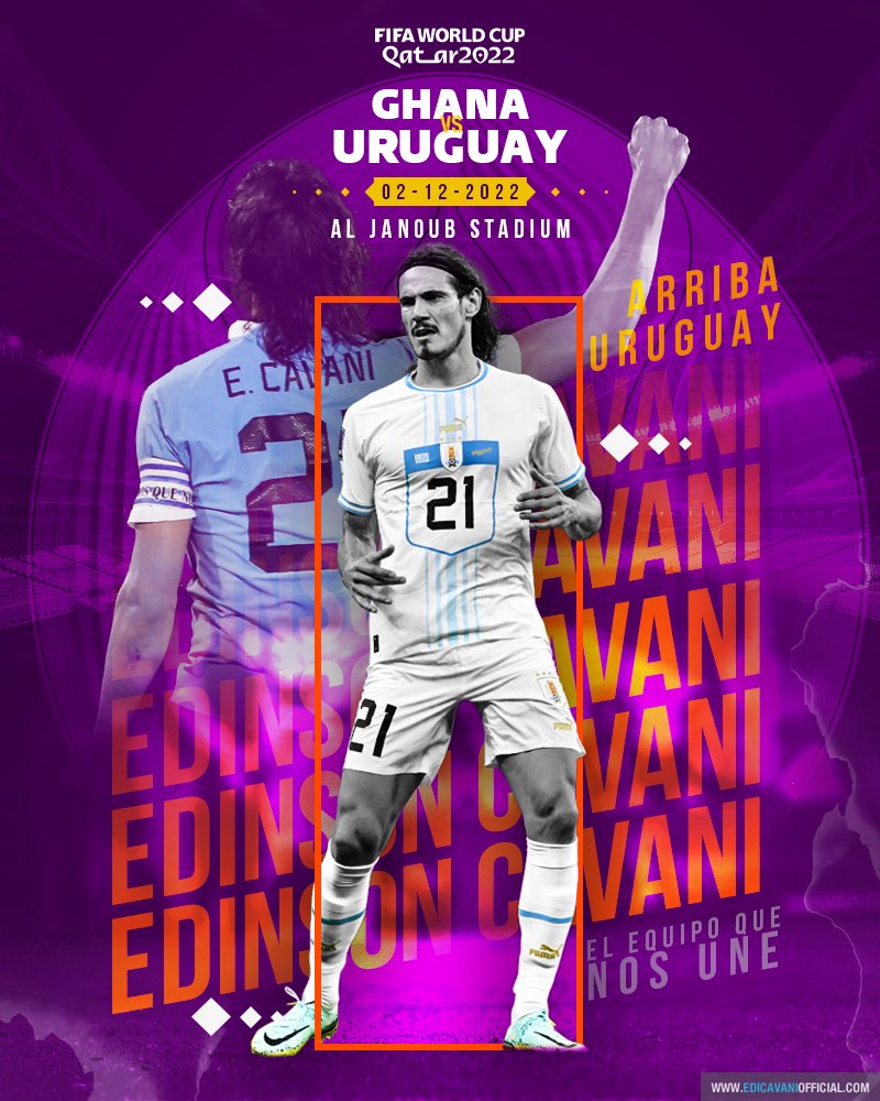 Arriba Uruguay!!
#GHANA vs #URUGUAY
#ElEquipoQueNosUne #Qatar2022 #FIFAWorldCup