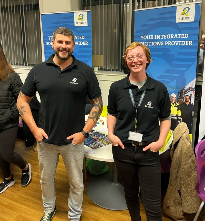 📢 EVENT NEWS

As you can tell by their smiles, our colleagues Jody Lusher and Jessica Stephen had a great time representing @BilfingerUK at @DYW_NorthEast's #careers fayre at @KemnayAcademy in Aberdeenshire last night. 😁

➡️ Join #TeamBilfinger here: ow.ly/q8aG50LTfrR