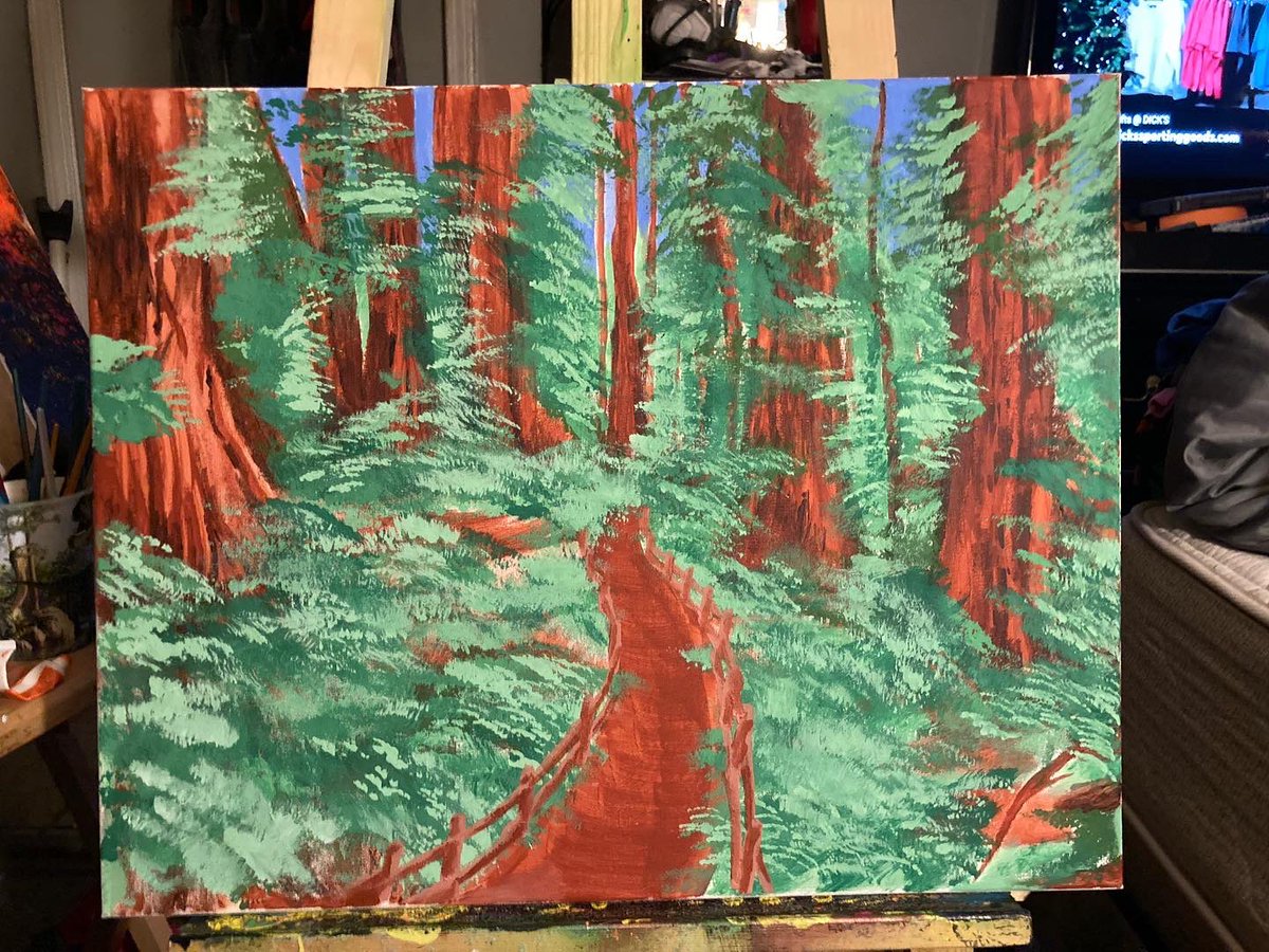 901LeftFree's tweet image. I’ve added the #woodrailing #woodrails #fence in the #nationalpark of the #redwoodforest