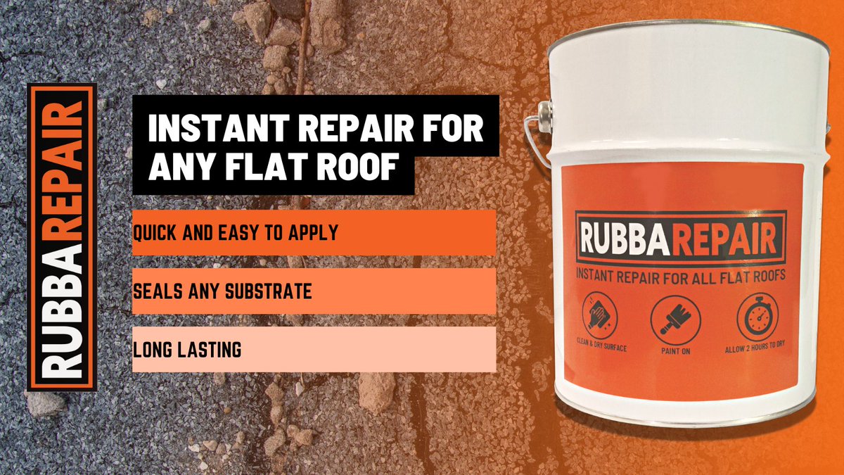 Rubbaseal's tweet image. Our RubbaRepair 5kg instant paint on liquid is ready to use straight from the tin to repair your leaking roof.
It can be applied to all types of surfaces with only one coat.

For more information visit rubba-seal.co.uk