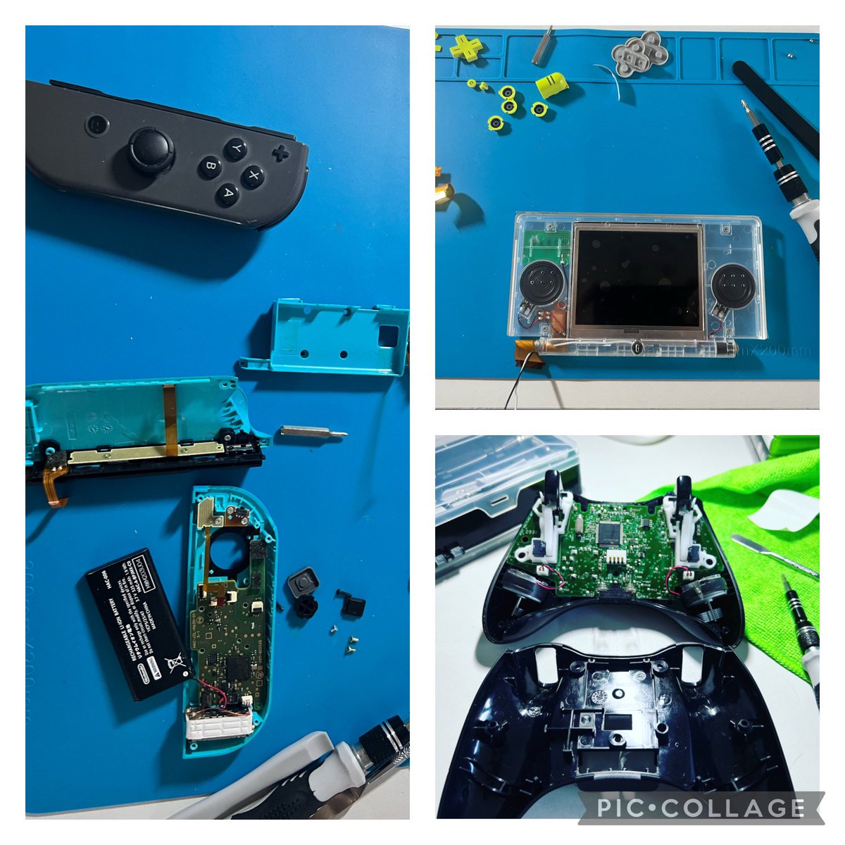 crazygaming89's tweet photo. REPAIRS, REFURBISH, MODS. 
Plenty coming in the new year!!!

#gamingcrazy #xbox #ps4 #gaming #gamer #retrogamer #retrogames #nintendo #gameboy #sega #sony #microsoft #repairs #elecronics #psone #playstation #oldskool #memories #forsale #wii #ps2 #xbox360 #supermario #pokemon #cod https://t.co/QPM0xW6ri0