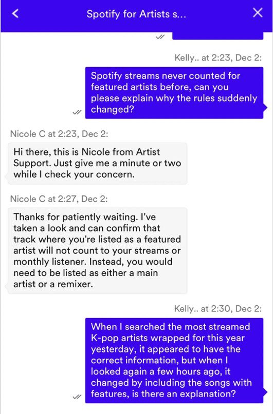 JayHoseok_'s tweet photo. Spotify never counted streams for featured artists before.
j-hope was first announced as the Most Streamed KPop soloist without any featured song then it changed to someone else with featured streams, Please explain why the rules suddenly changed?@SpotifyKR @SpotifyCares @Spotify https://t.co/J4L8wrI8gL