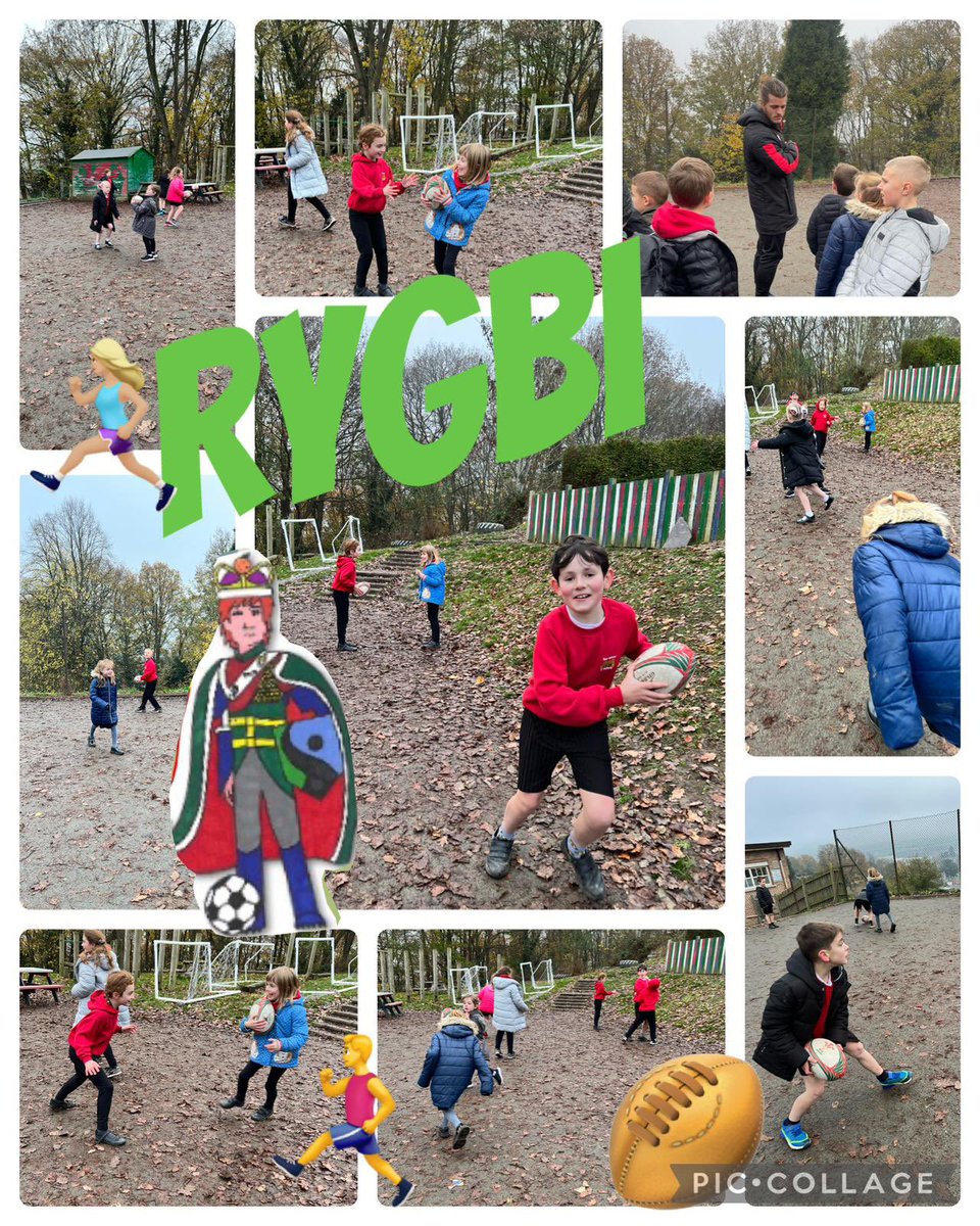 YGYTrallwng's tweet image. Diolch i Huw am ddod i’r ysgol i gynnal sesiwn rygbi- plant wedi mwynhau yn FAWR! 🏉👏🌟

Thank you to Huw for our rugby sessions- the children throughly enjoyed! 🏉👏🌟

@WRCWO @WelshpoolRFC