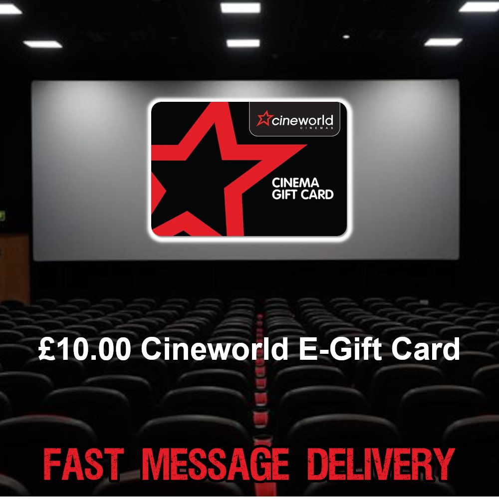 New in stock: Cineworld Cinema £10 E-Gift Cards.

Redeemable for Tickets or Food/Drink.

On sale at: £6.99
digitallydelivered.co.uk

Adult children seating tickets also available.
#Cineworld #MatildaTheMusical