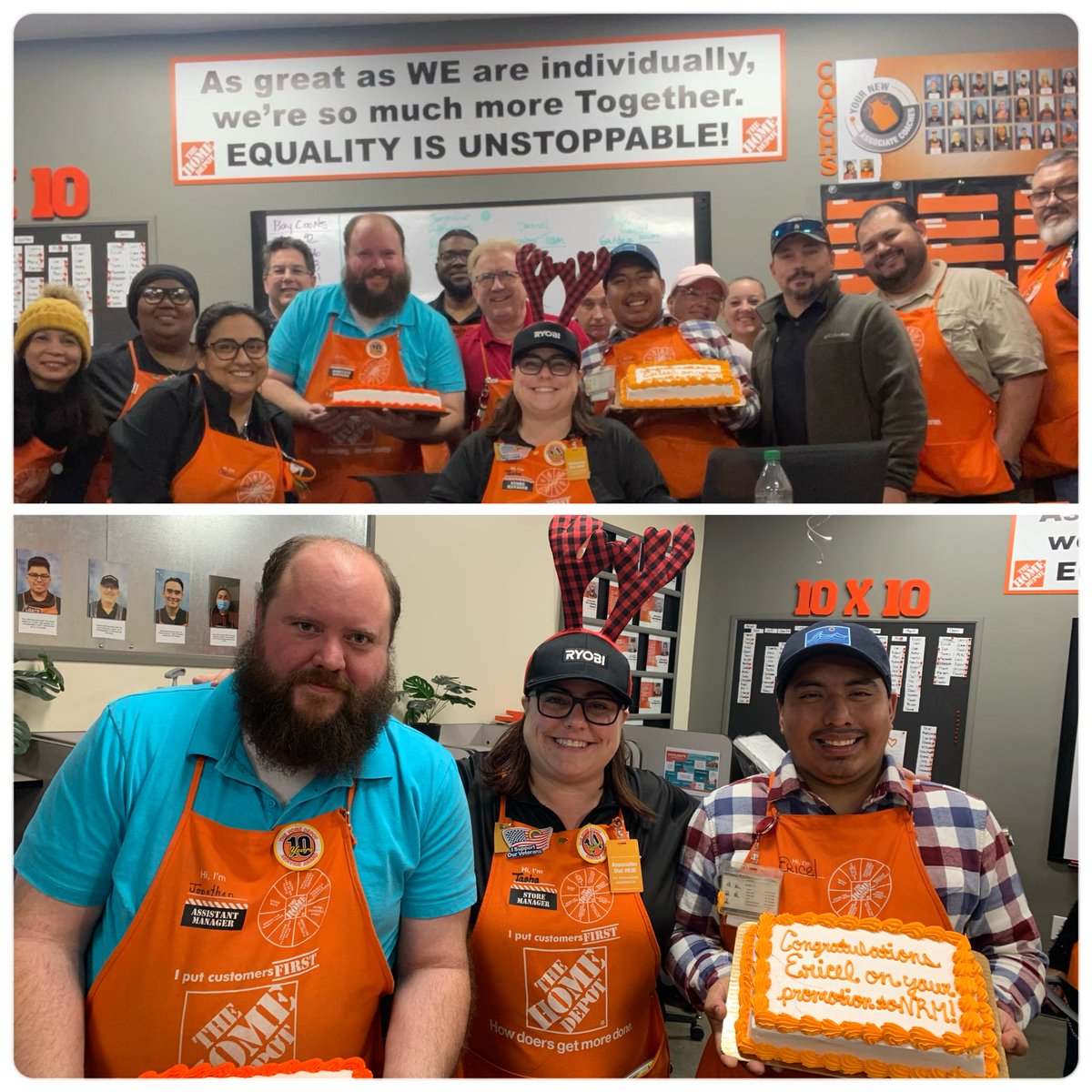 We are proud and excited to send these two guys off on their next venture!! Congratulations on your promotion Ericel to NRM to Georgetown and Jonathan to your move back to Operations in Temple! Can’t wait to see what the future holds for you both!! <a href="/CWHD6532/">Cynthia</a> <a href="/1226mlrw/">Michelle ❤ASDS#6️⃣5️⃣3️⃣2️⃣</a> <a href="/PenaChls/">Chelsea</a>