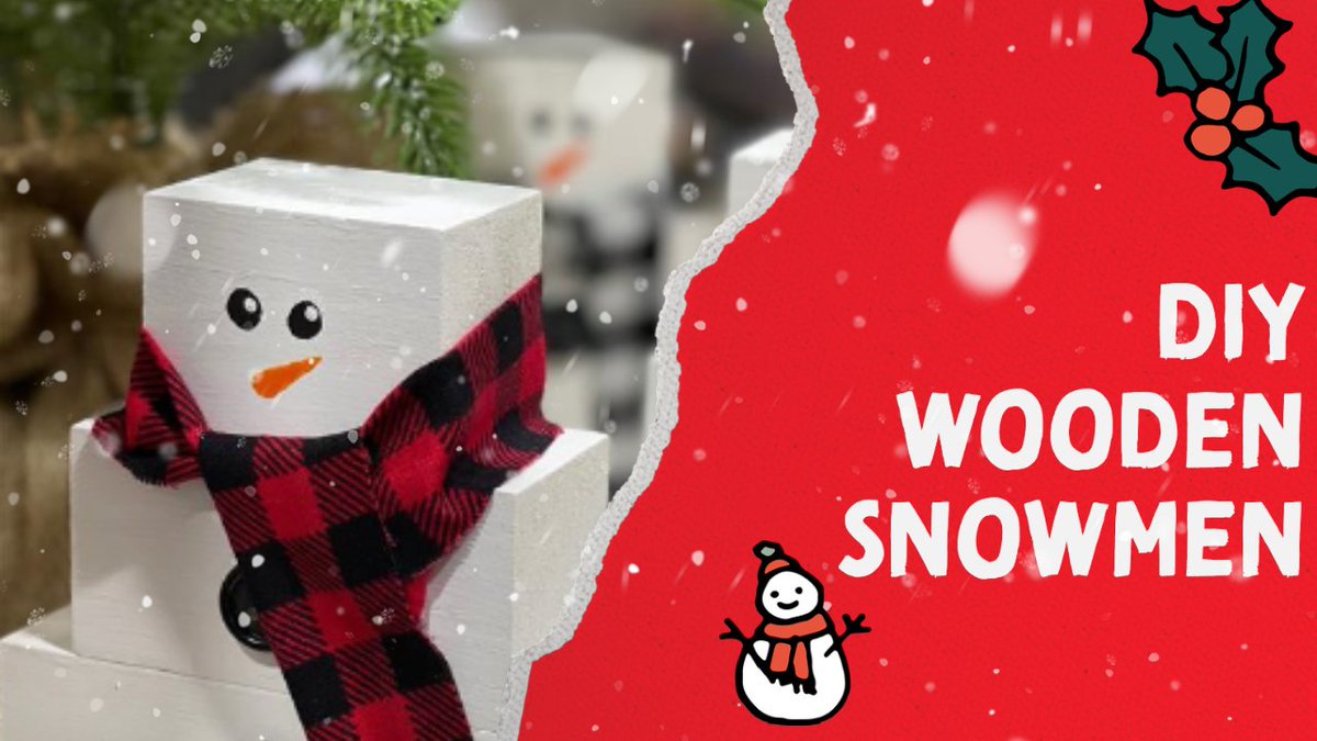 Check out our latest video DIY Wooden Snowmen. Watch until the end for a special message from Santas Workshop: youtu.be/5ljo1LDKAEg
