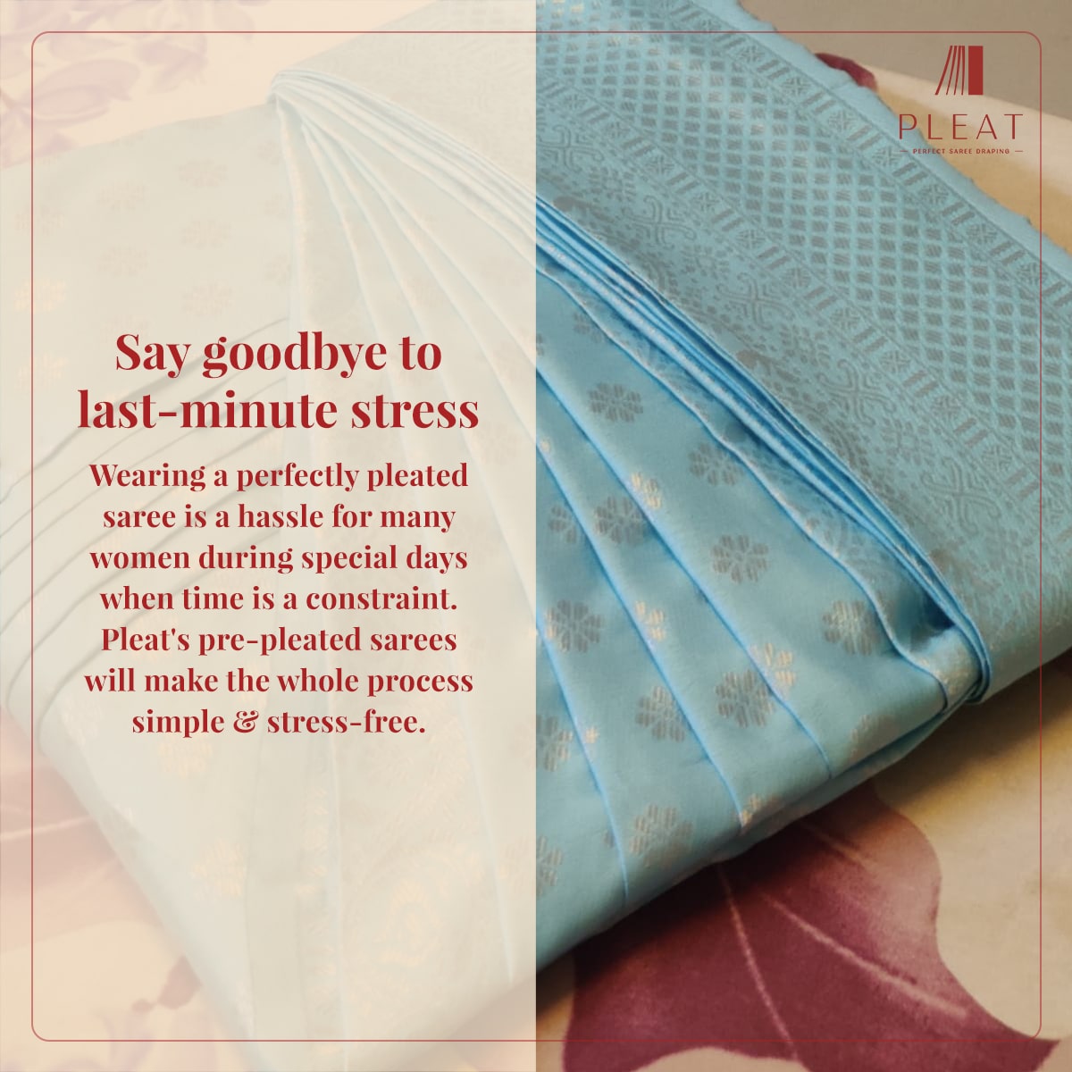 PleatOfficial's tweet image. Reasons why pleat is your best friend 🫂

Now avail the amazing discounts and offers 🎉

Download the pleat app available on Google Play Store &amp;amp; App Store.

Pick-up and drop are free!

📍Chennai

#saree #prepleating #pleating #sareelove #sareedraping #sareefashion #sareelover
