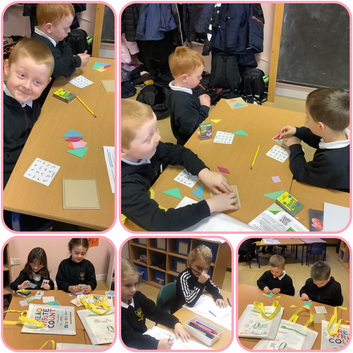 We launched our Bookbug packs today by exploring the contents of our bags before reading a story and completing an activity. Thank you to the parents who were able to join us. It was lovely to have this event in our classrooms again. <a href="/carmuirsprimary/">Carmuirs Primary</a> @Bookbug_SBT #raisingreaders