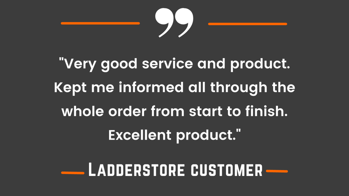 ladderstore's tweet photo. We always try to provide the best service possible.
https://t.co/sV6OMdGSm1
.
Get in touch for any ladder or working at height enquiries.βοΈ
π± Tel π 01204 590 232
βοΈ Email π sales@ladderstore.com
π»Our Website π https://t.co/sV6OMdGSm1
.
#Ladderstore #Review https://t.co/OGWFVGDBz8