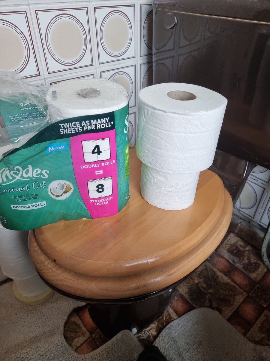 I'm struggling with this one. Why have <a href="/asda/">Asda</a> switched to double size toilet rolls and how will people fit them in their toilet roll holders ?