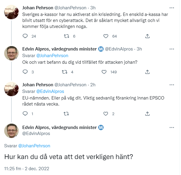 Han gick rakt in i den