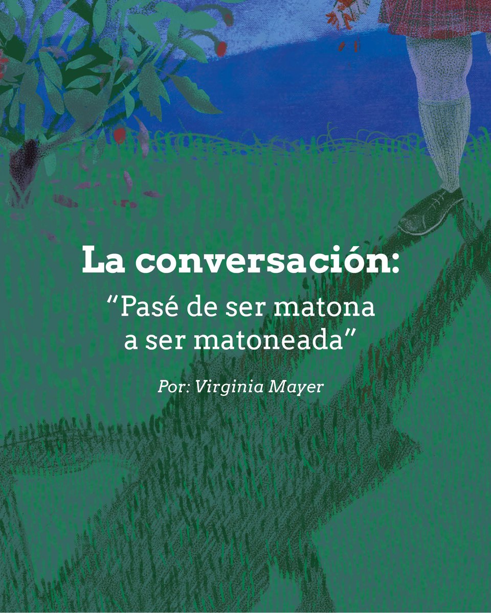 BienestarRev's tweet photo. Esta semana en #LaConversación: La historia de cómo la niña cruel que se burlaba de sus compañeros, se convirtió en una atormentada adolescente con ganas de desaparecer👉 https://t.co/4vhId3k44r 

✍️  Virginia Mayer también relata cómo pudo entenderlo todo y pedir perdón. https://t.co/cobFnr1pmH