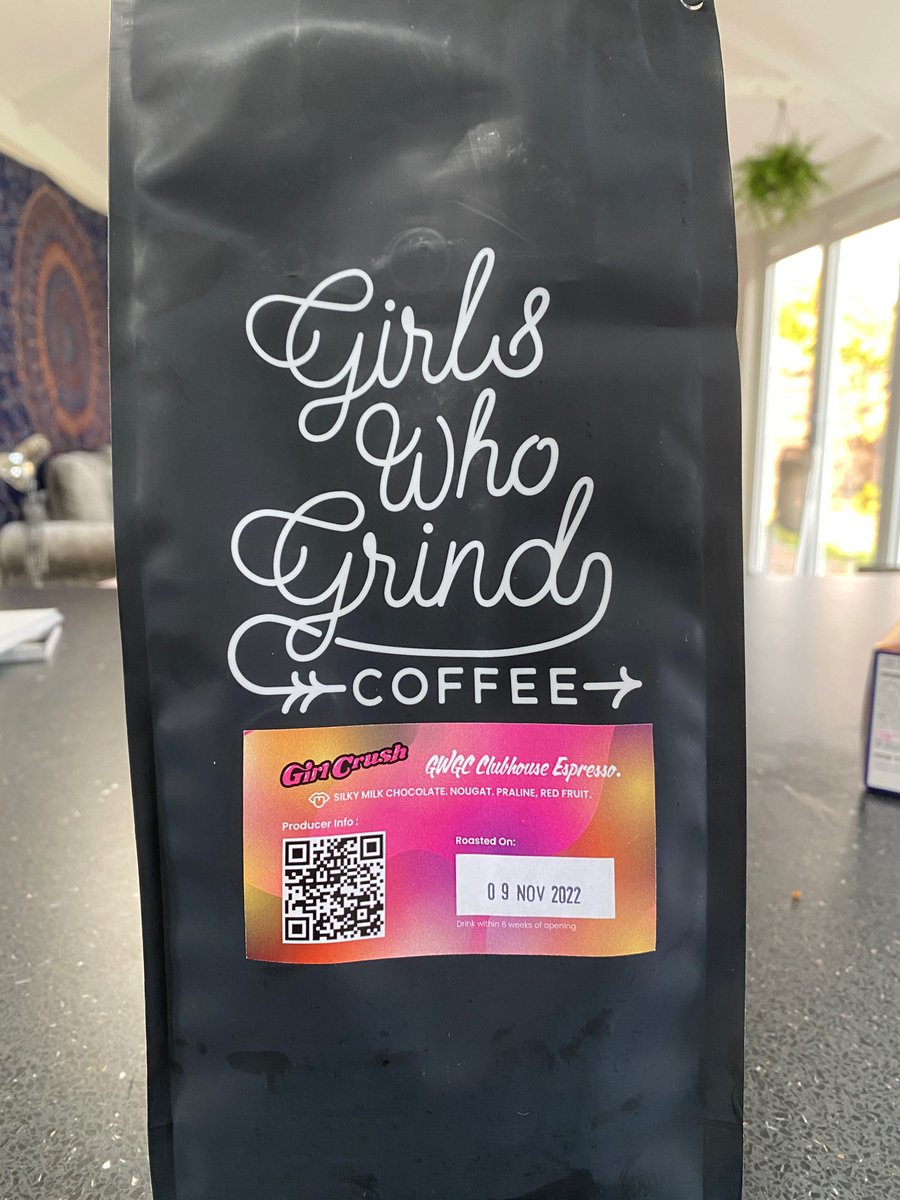 <a href="/GWG_Coffee/">GirlsWhoGrindCoffee</a> the second time  I’ve ordered GWG coffee. This one is absolutely sublime. Been making espresso at home now for 2yrs and this is easily one of the tastiest I’ve ever had!
Well done girls on making such awesome coffee!