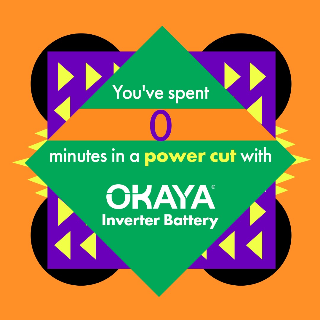 With an Okaya inverter battery, your power cuts get wrapped. Literally.

#spotifywrapped #trending #spotify #Okaya #OkayaPowerWorld #Okaya #YourPowerfulBackup #OkayaBatteries