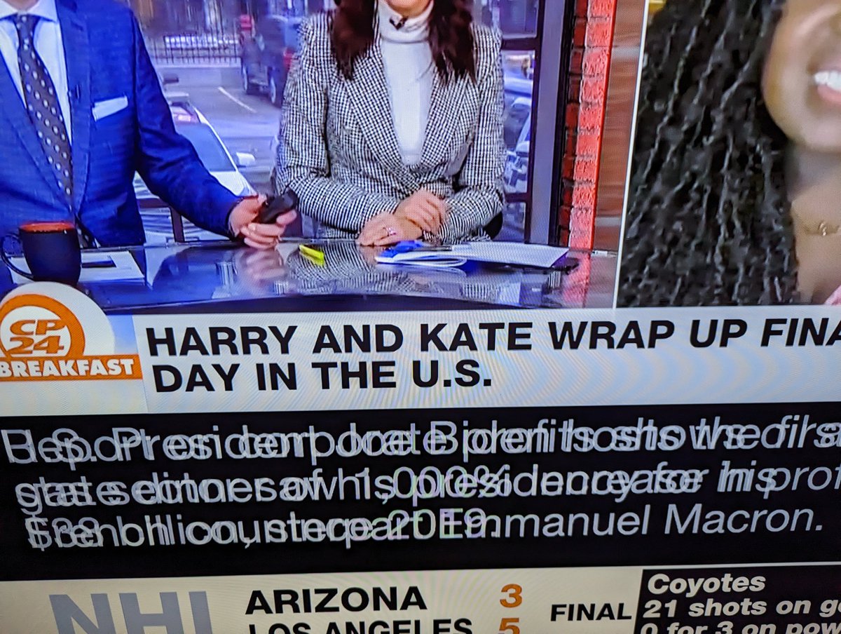 Mcrate25's tweet photo. @cp24 it should read William and Kate, not Harry and Kate https://t.co/4JrQFS539R
