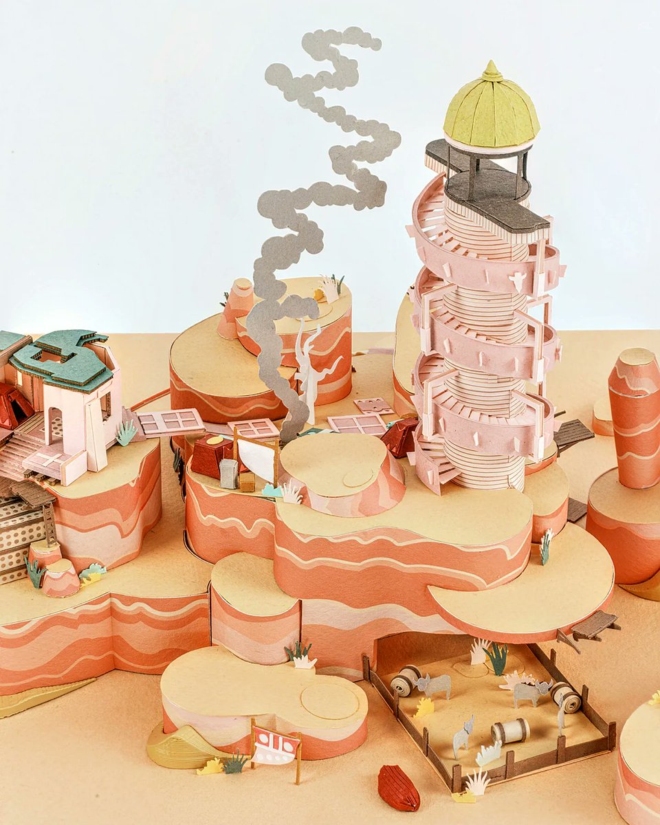 A model commissioned by <a href="/ShedworksGreg/">Gregorios Kythreotis</a> of the Shedworks game Sable. The model is of the Ibexii Camp and the photos were taken by the fantastic Fred Howarth
Loved making this one and looking forward to sharing some of the making of ⛺🛕📜🏜️☀️
#modelmaking
#sable #paper #paperart