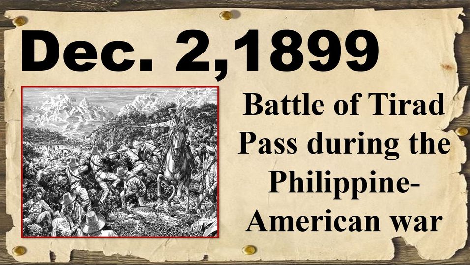 CrixandyJohn's tweet photo. The Battle of Tirad Pass of the Philippine-American war occurred today of 1899 https://t.co/db5a6vkNVC