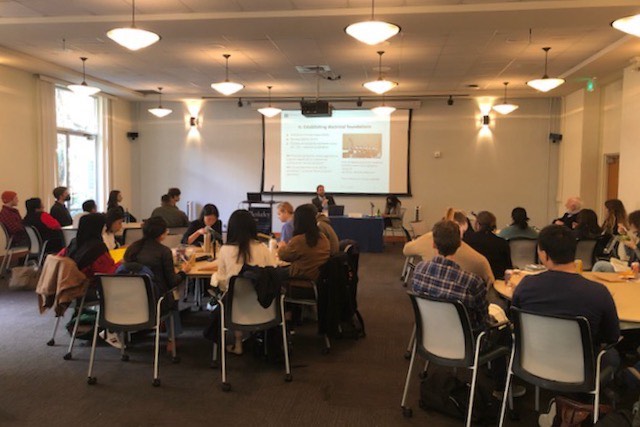 RethinkingSLIC's tweet photo. On 7th of November, SLIC member @TomHamilton spoke at @BerkeleyLaw on Arms Trade and International Criminal Law which was moderated by Professor Saira Mohamed of Berkeley Law and organised by Professor Christopher Kutz with Professor Saira. 

More at: https://t.co/T98NiOAiyq https://t.co/vUZlBQPR2d