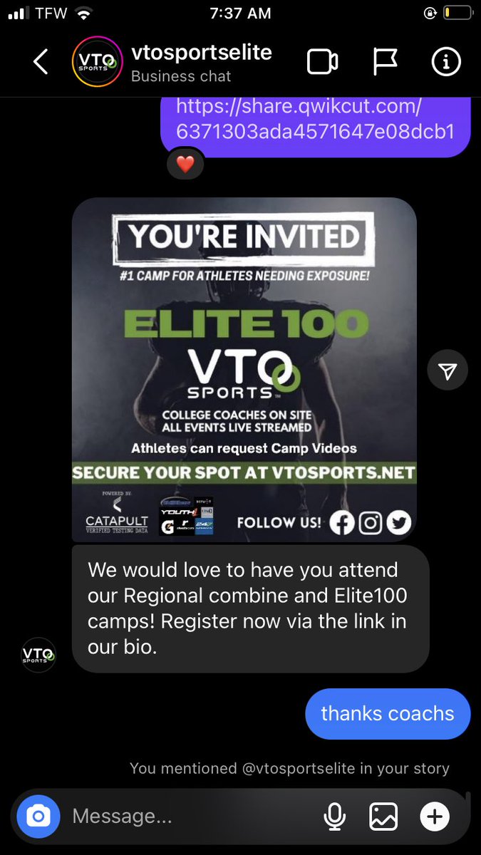 codyingram25's tweet photo. thanks for this opportunity @VTOSPORTS https://t.co/V06TguHoQG