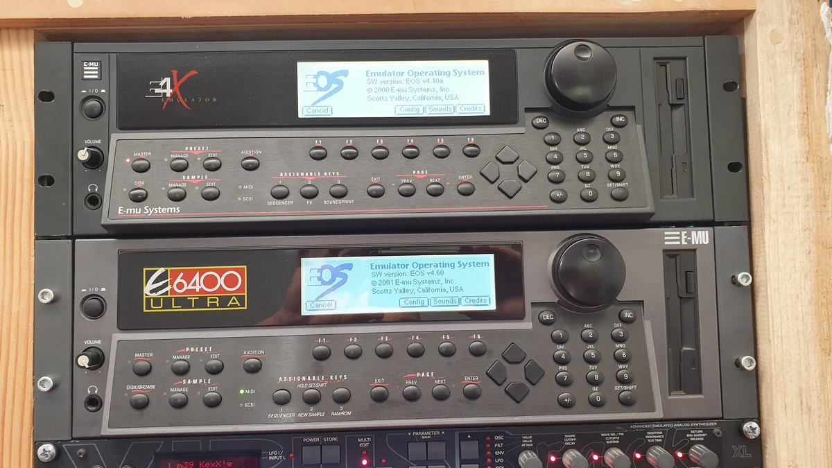 E-Mu E4 GANG at studio !! 🎹🔊😍
.
.
.
.
.
#emusystems #hardwaresampler #e4x #e6400ultra #emulator4 #musicproducer #vgm