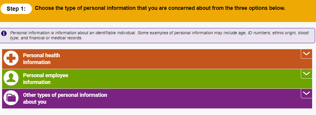 PrivacyPrivee's tweet photo. #DYK: Not all privacy issues fall under the laws the OPC oversees? 

If you are not sure where to go for help, try using the simple tool on this page to determine where to start:
https://t.co/gG91fHchyW https://t.co/TAhVK6XCm0