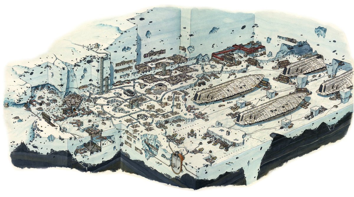Echo Base is sums up; why I love Lucas-era Star Wars. Fantastical, but ...