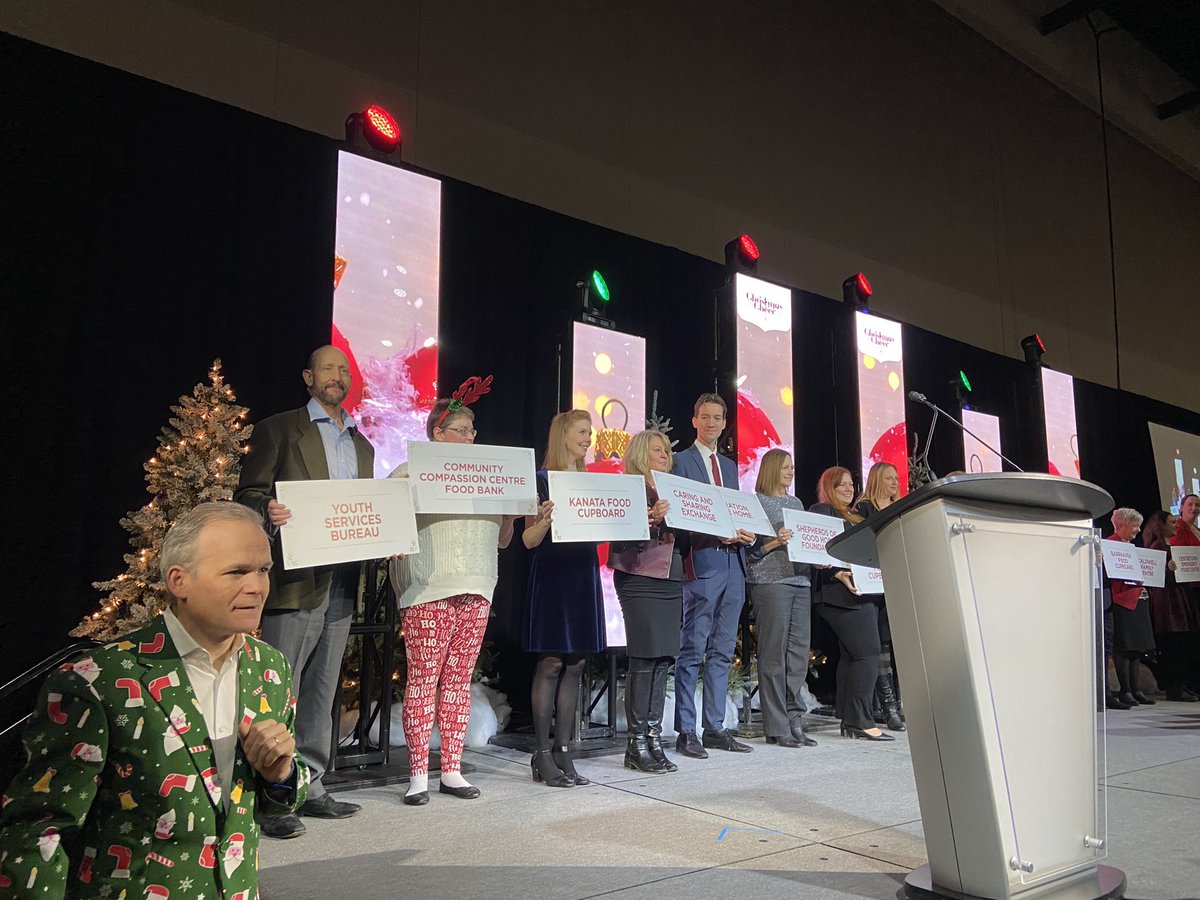 We’re honoured and grateful to be amongst our friends and partners at this year’s #ChristmasCheer. 🥰 #Ottawa #community #gratitude