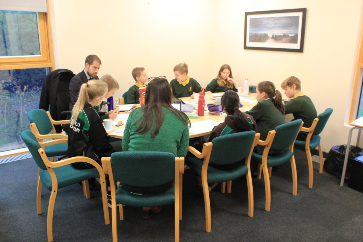 arnold_academy's tweet photo. School Council met this week to discuss ideas and issues from their form groups including how to improve breaks, lunches and wet breaks; which awareness days pupils feel are important to mark this school year and fundraising ideas for their Year Group Charity @ThePyramidTrust https://t.co/uBDWTBsO2l
