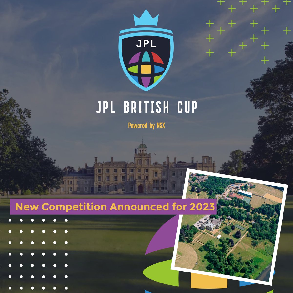 🏆 We are delighted to announce the JPL British Cup for 2023, in partnership with @nsxgroup! 

Visit the link below to register your place at the inaugural tournament. 

✍️ eu.jotform.com/app/2232829775…

#EllevateJPL | #JPLBritishCup