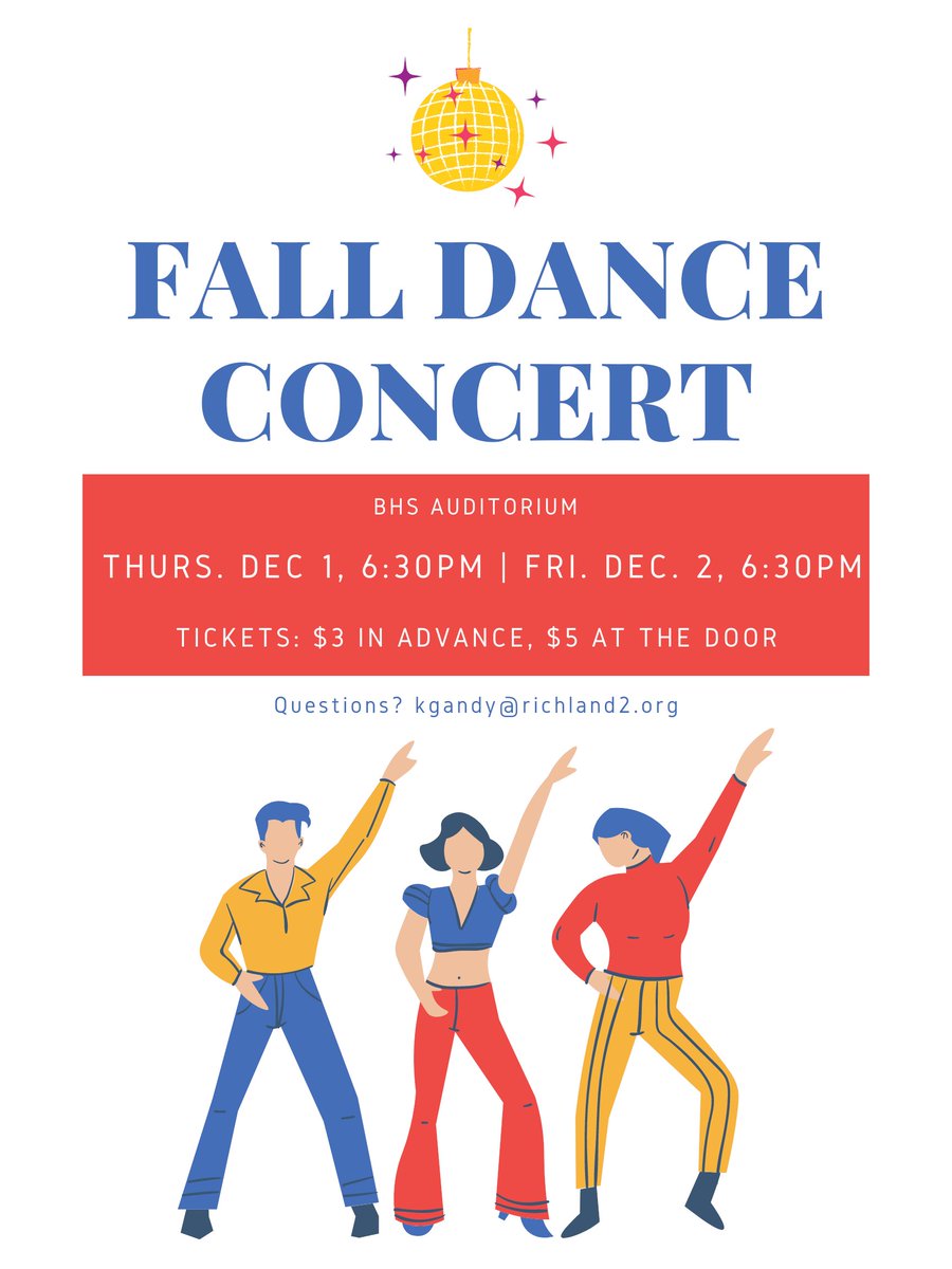 bengalsdance's tweet photo. If you missed the magic last night, you have one more chance to see the Fall Dance Concert! Tickets are $3 during the school day and $5 at the door. https://t.co/acN7AVAjXv