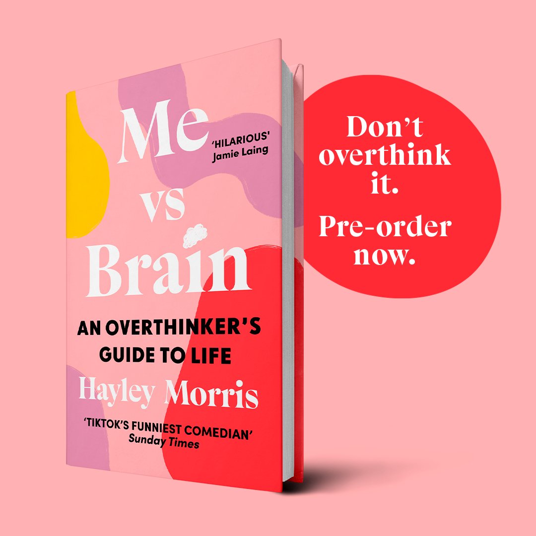 PenguinUKBooks's tweet photo. Very excited to reveal the cover for #MeVsBrain: An Overthinker's Guide to Life, by TikTok sensation Hayley Morris 😍
Out next February!
You can read all about it here: https://t.co/KMD70fZR3N https://t.co/gJ8EV4x8H6