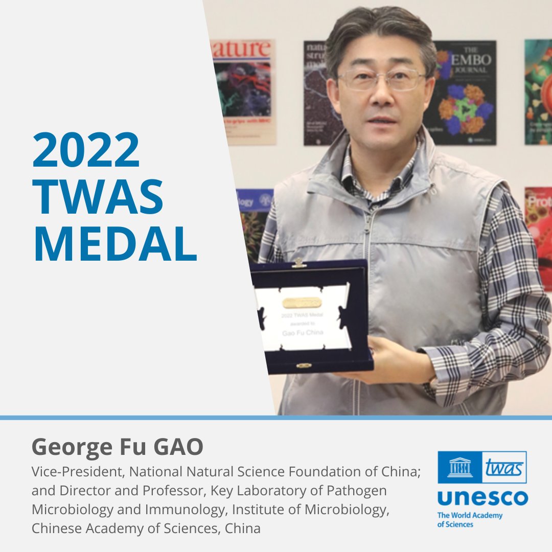 TWASnews's tweet photo. TWAS Medalist George Fu Gao spoke on the importance of STEM fields in the fight against COVID-19. "We don't know when and where the next virus might come from initially, but we know that there will be another COVID-like disease soon," he said, #TWASConf https://t.co/ouMyM2ezQ8 https://t.co/Pa0FLt1tEx