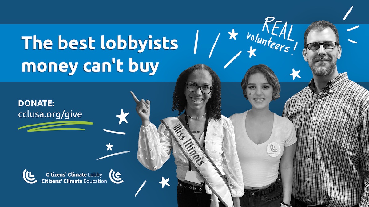 We still have much to do to generate the political will for a livable world. Help us hit our year-end funding goal to support the best climate lobbyists that money can't buy! cclusa.org/give